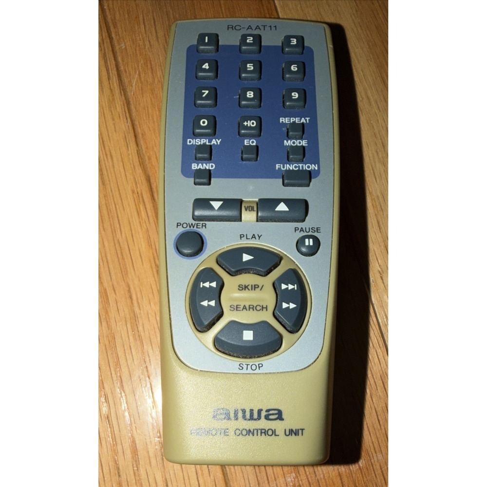 AIWA RC-AAT11 Audio Remote Control CSD-FD82 CSD-TD26 CSD-TD27 CSD-TD28 - used